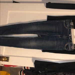 Girls navy blue jeans
